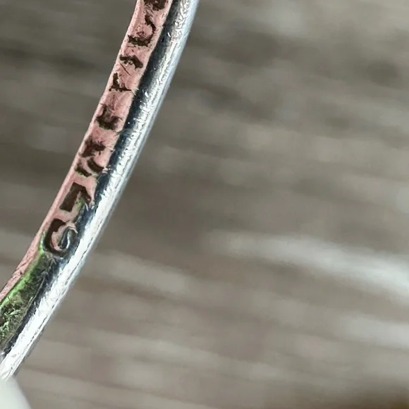 Elegant Silver Silver Knot  Love Knot Pretzel Ring stamped 925 Mexico? Size 7 - Picture 4 of 6